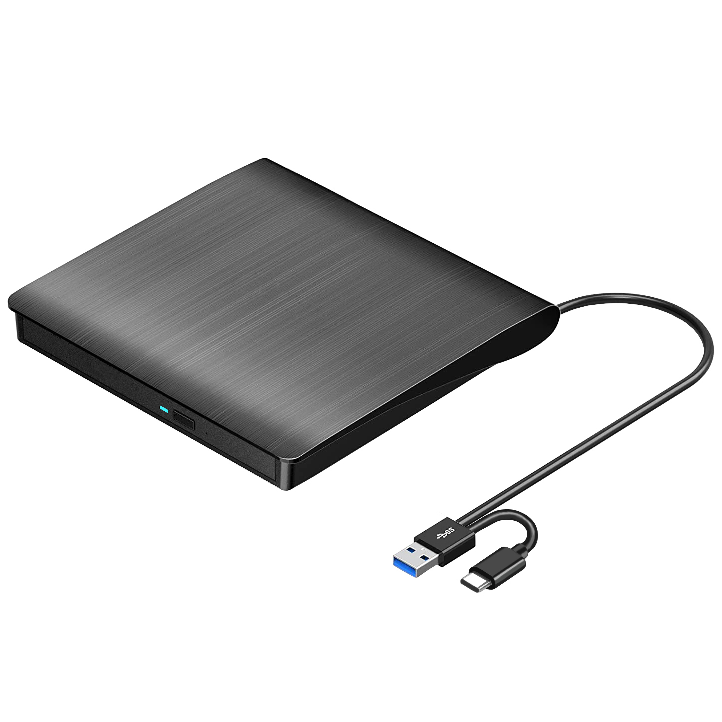 CD externe Lecteur DVD CD/DVD-RW Brûleur Lecteur DVD Optique USB 3.0 &  Type-c pour Ordinateur De Bureau iMac Apple MacBook Air/Pro Xiaomi