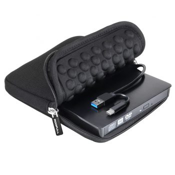 At deaktivere realistisk værdig ROOFULL External CD DVD +/-RW Drive USB 3.0 Type-C Portable DVD/CD ROM Optical Drive Player Reader Writer Burner with Protective Storage Carrying Case for Windows 11/10 Laptop PC, Mac MacBook Pro/ Air – At deaktivere realistisk værdig ROOFULL External CD DVD +/-RW Drive USB 3.0 Type-C Portable DVD/CD ROM Optical Drive Player Reader Writer Burner with Protective Storage Carrying Case for Windows 11/10 Laptop PC, Mac MacBook Pro/ Air –