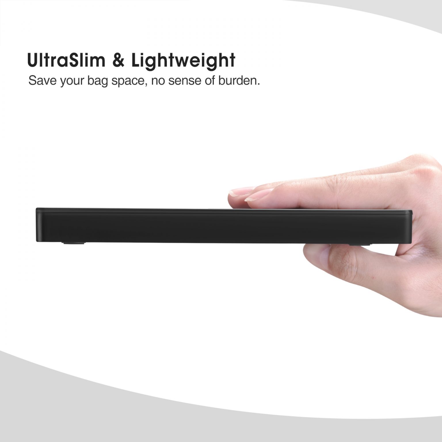 ROOFULL External CD/DVD Drive Burner, USB 3.0 TypeC Ultra Slim